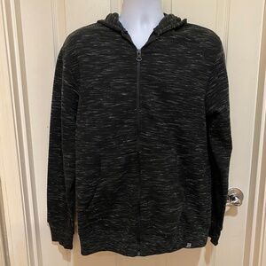 Vintage Y2K Phat Farm Black Gray Full Zip‎ Hoodie Jacket